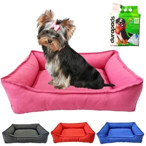 Kit Cama Pet Tactel M E Tapete Higiênico 60X60 7 Unidades