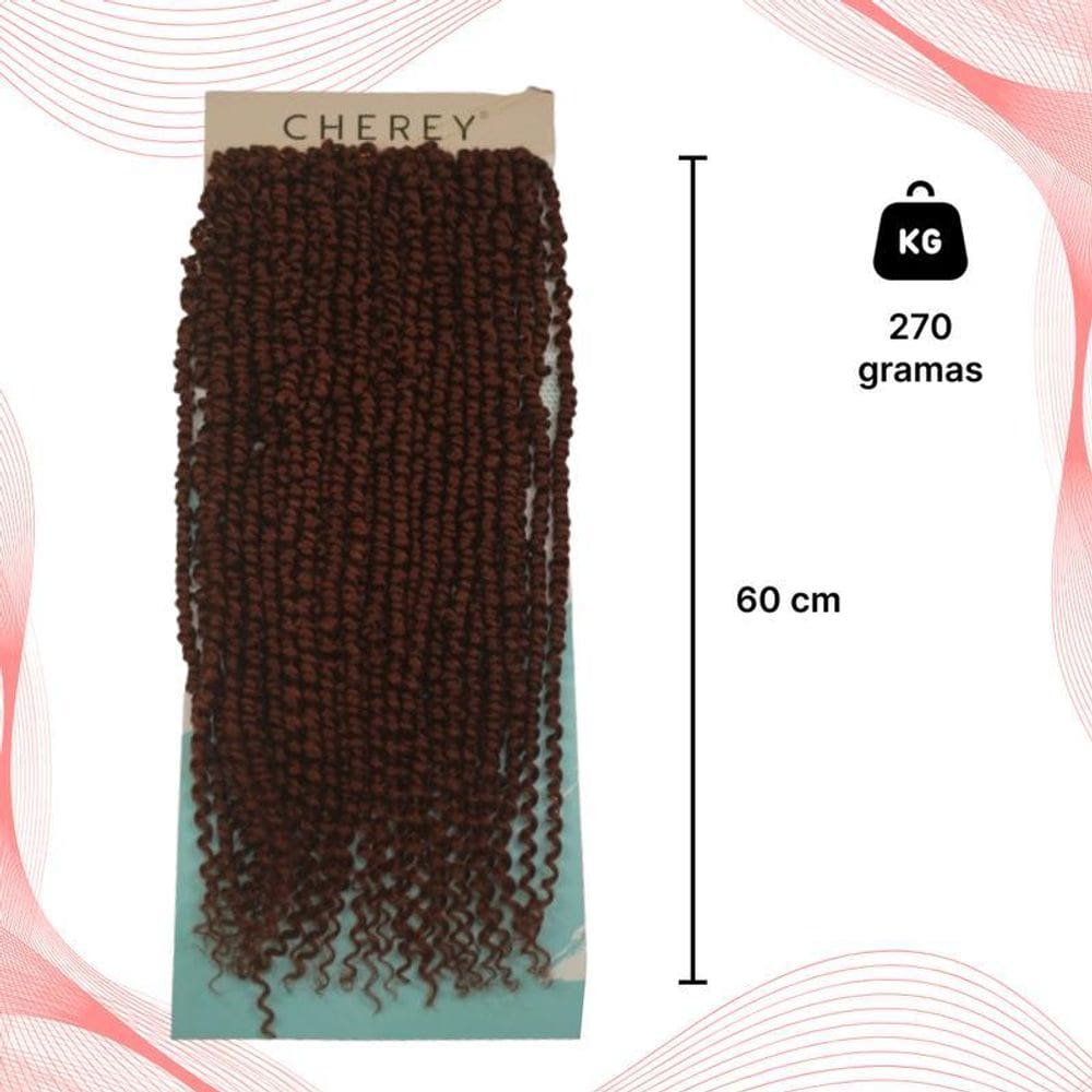 Cabelo Cacheado Passion Twist Crochet 270Gr 60Cm