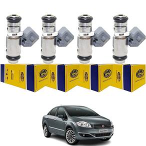 4 Bico Injetor Fiat Linea 1.9 16V 2009 A 2011 Iwp005 Magneti