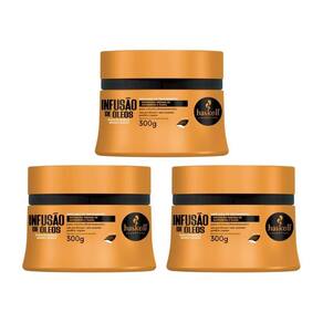 Mascara Haskell Infusao De Oleos 300G - Kit Com 3Un