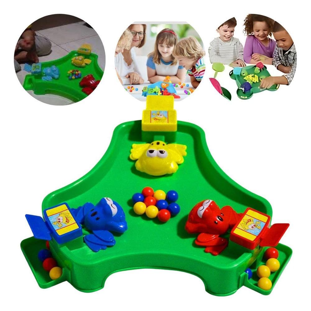 Brinquedo Infantil Jogo Sapinho Pega Bolinhas Diversão