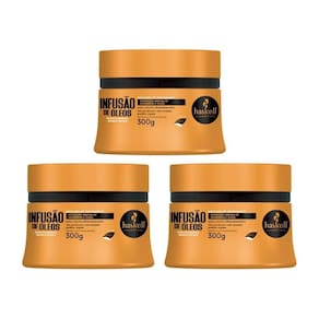 Mascara Haskell Infusao De Oleos 300G - Kit Com 3Un