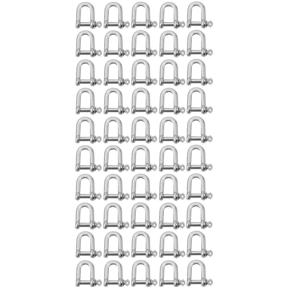 Manilha Reta Cabo De Aço 3/16`` 2,0001 50 Unidades - Nord