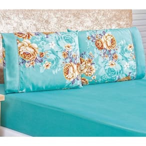 Jogo De Cama Micropercal 200 Fios Naturale Solteiro 02 Peças Jasmine