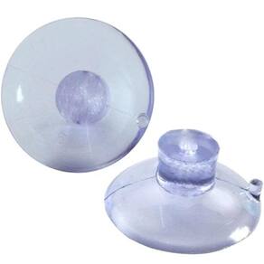 Ventosa 20Mm  2Cm  De Silicone P/Vidro Acrílico Pvc 50 Peças