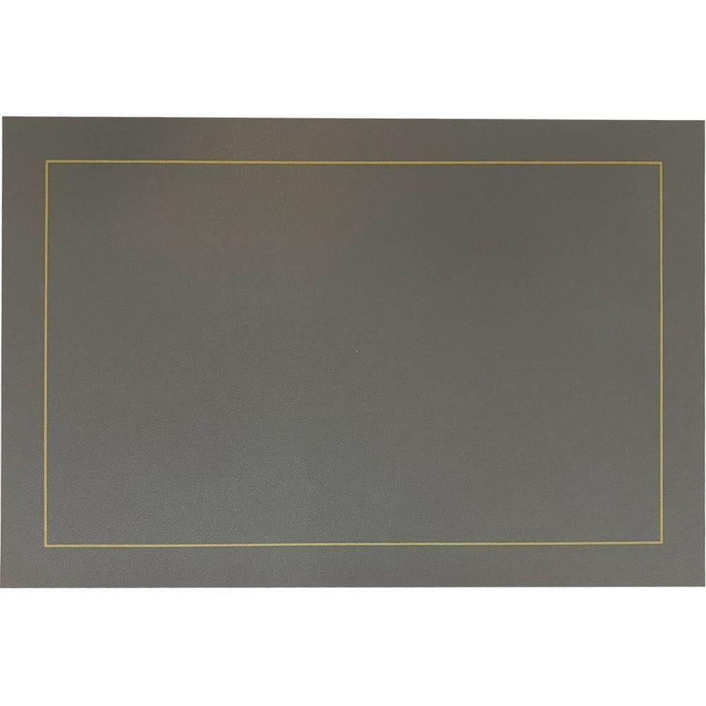 Jogo 4 Americano Classic Pu 45x30cm Chumbo