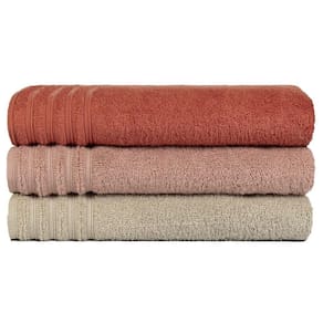 Kit 3 Toalha De Rosto Grande Fio Penteado 100% Algodão - Twist - Kit 2