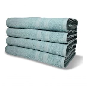 6 Toalhas Banho 430g/m² Grossa 80x150cm Lisboa Verde Claro