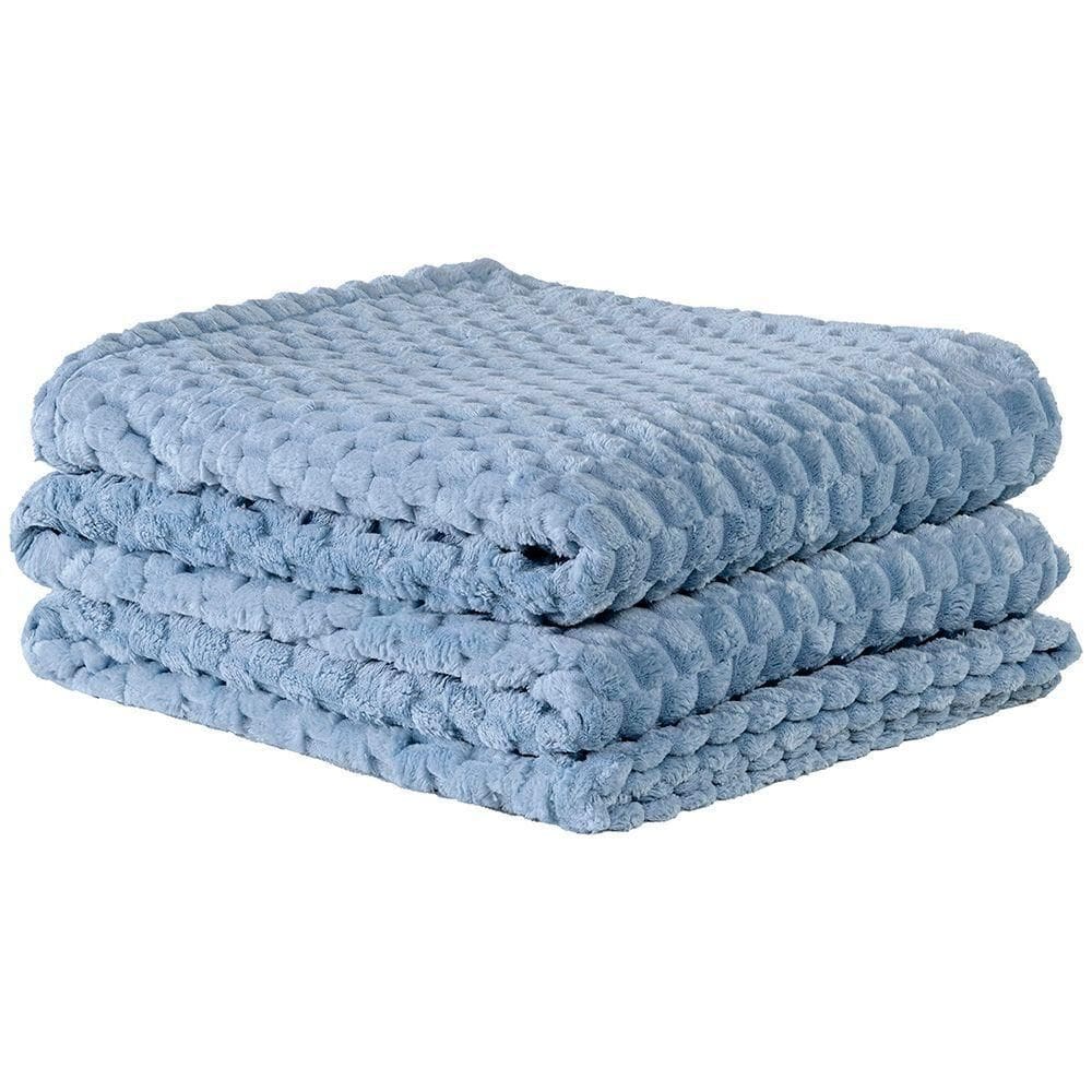 Cobertor Queen Marshmallow Manta Flannel Ultrasoft - Mirtilo