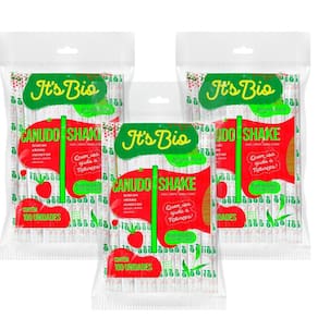 Kit 3 Canudo Grosso Para Milk Shake It`S Bio 300 Un.