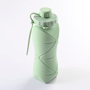 Garrafa Silicone 600Ml Dobrável Perfeita Viagem E Lancheira