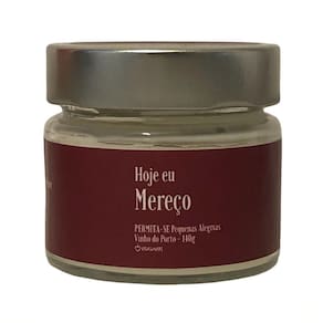 Vela Aromática Hoje Eu Mereço Vinho Do Porto 140G