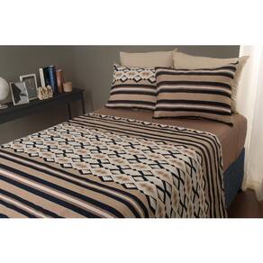 Jogo Cama Duplo Queen 4 Peças 140 Fios 250X240Cm Akira 2
