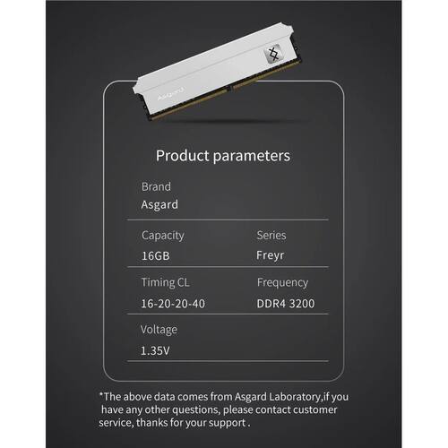 Memória Ram 16Gb Ddr4 Asgard Freyr Casas Bahia