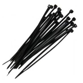 Abraçadeira Nylon Preto Enforca Gato 2,7Mm X 300Mm 80 Peças