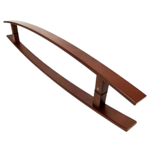Puxador Portas Duplo Aço Inox Padrão Corten Lugui 1,50 m para portas: pivotantes/madeira/vidro temperado/porta alumínio e portões