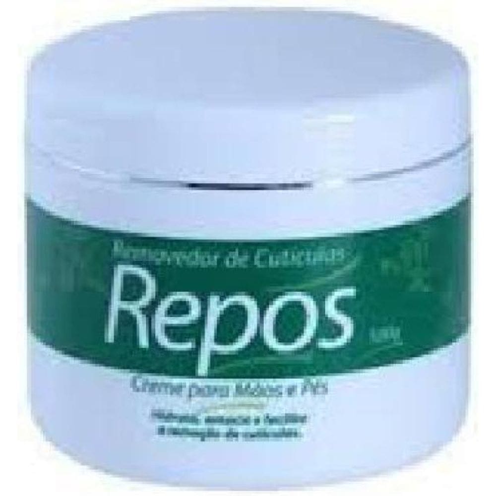 Creme Removedor De Cutículas Repos 500G Para Mãos E Pés