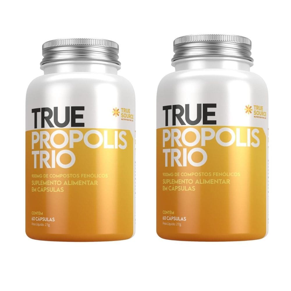 Kit 2 True Própolis Verde Marrom Vermelho Trio Natural