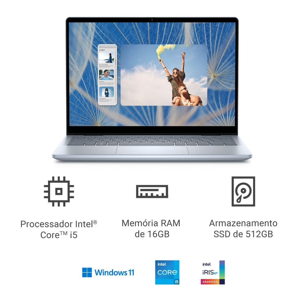 Notebook 2 em 1 Dell Inspiron 2IN1-I1300-M30 14