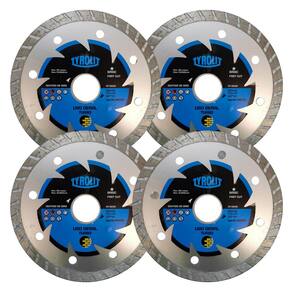 Kit 4 Discos Diamantado 110mm Turbo Tyrolit