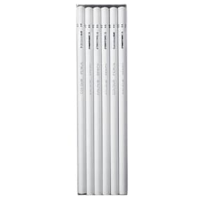 Kit 6 Lapis Pintura Desenho Profissional Base Oleo Branco