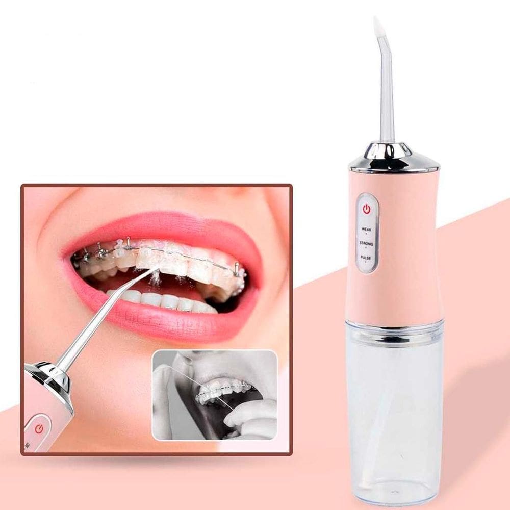 Aparelho Bucal Elétrico 3 Em 1 Recarregável Limpeza Dentes E