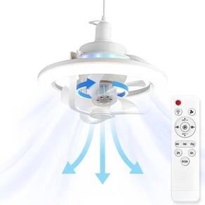 Luz E Ventilador 50W Com 360 De Rotação: Máximo Desempenho