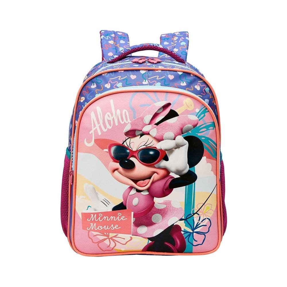 Mochila Escolar De Costas Minnie Mouse  Disney 13232