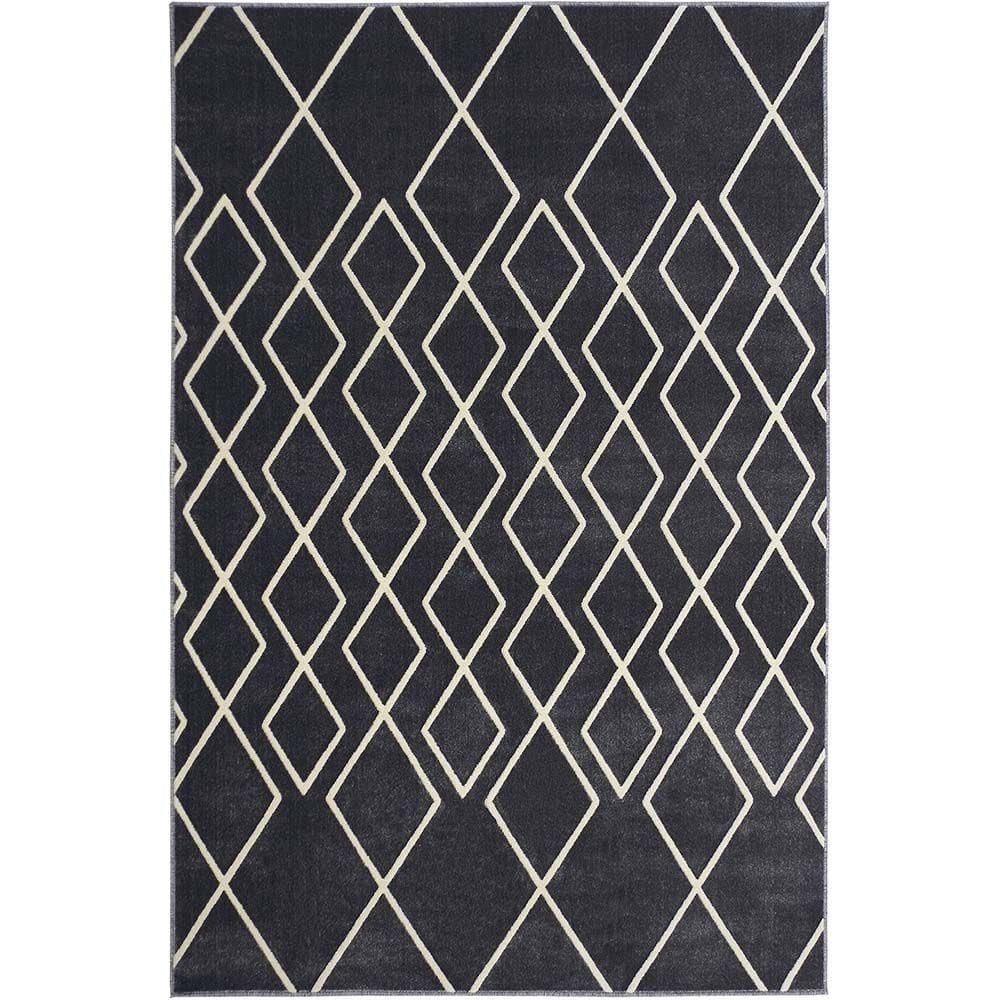 Tapete Para Sala Supreme Lyre 01-16 Cinza 1,00x1,50m