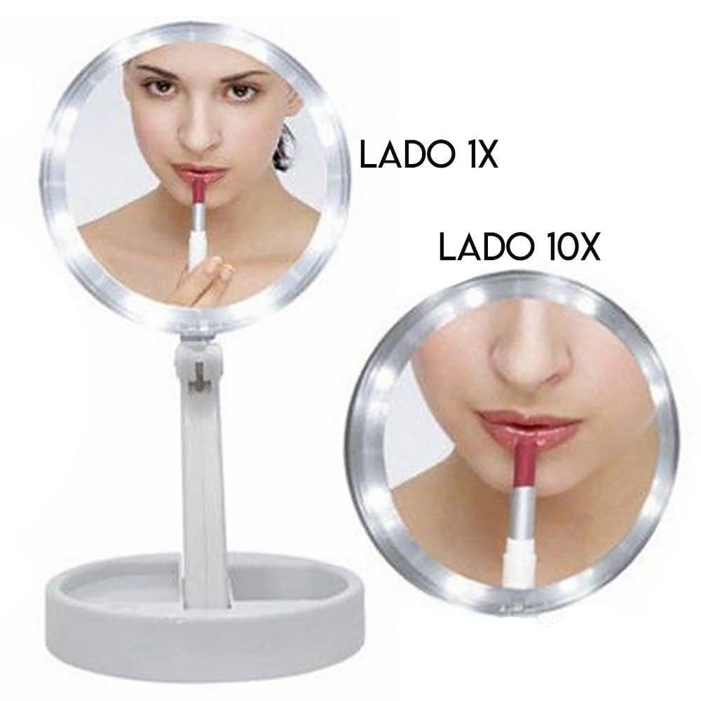 Espelho Portátil com LED - My Fold Away Mirror