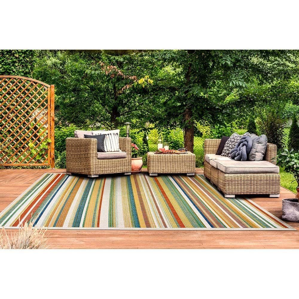 Tapete Sisal Aurora 01 Colorido 0,50x0,80m - Edantex