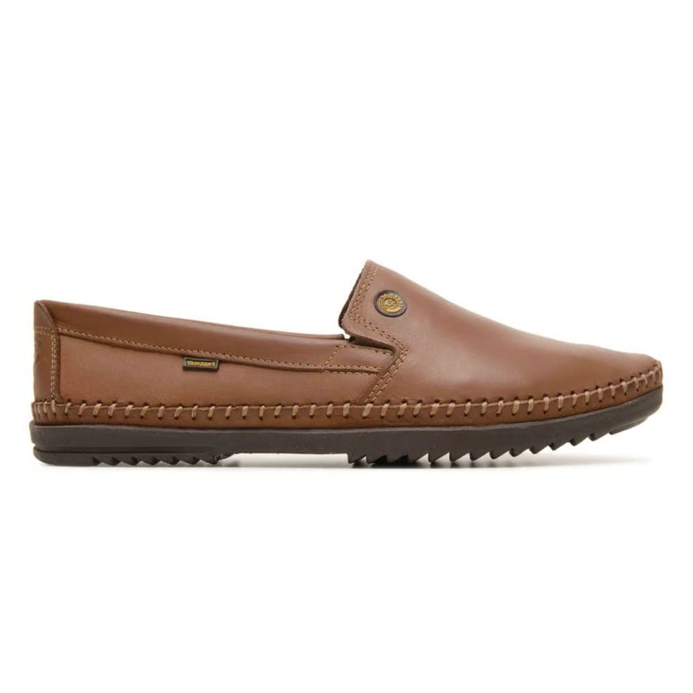 Mocassim Free Way Masculino Logan 4 Couro Marrom