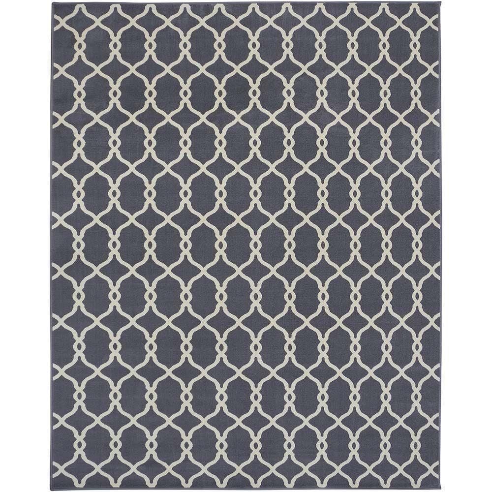 Tapete Para Sala Herat Adana Aluminio Cinza 2,00x2,50m