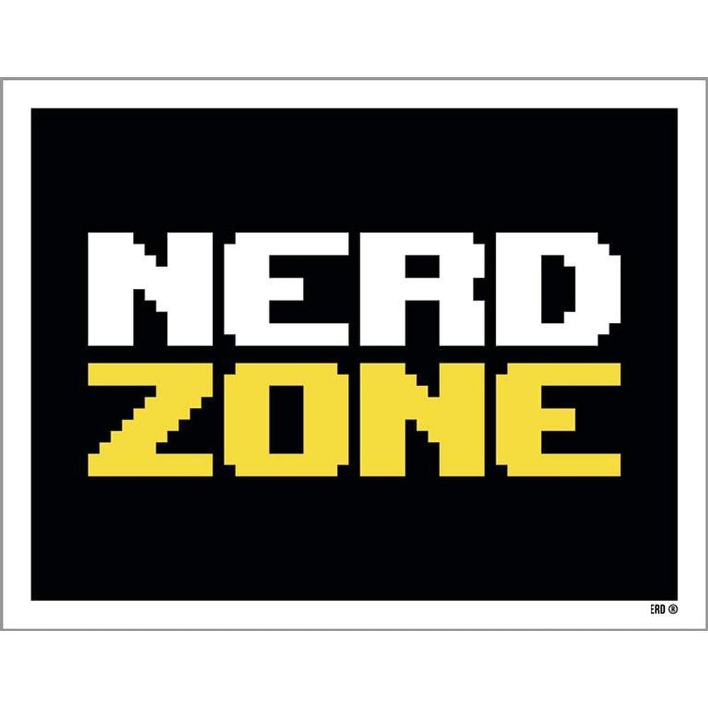 Kit 3 Placas Decorativa - Nerd Zone