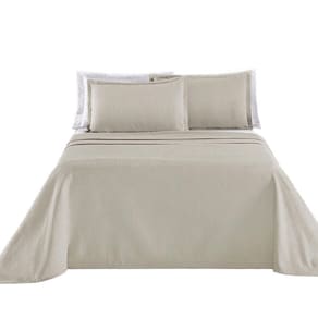 Kit Cobre Leito Colcha Sorento Queen 3 Peças Piquet 100% Algodão Premium - Fendi