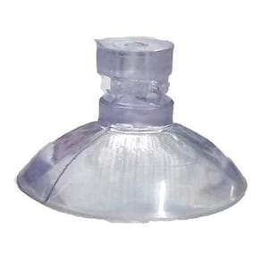 Ventosa 25Mm 2,5Cm De Silicone P/Vidro Acrílico Pvc 50 Pçs