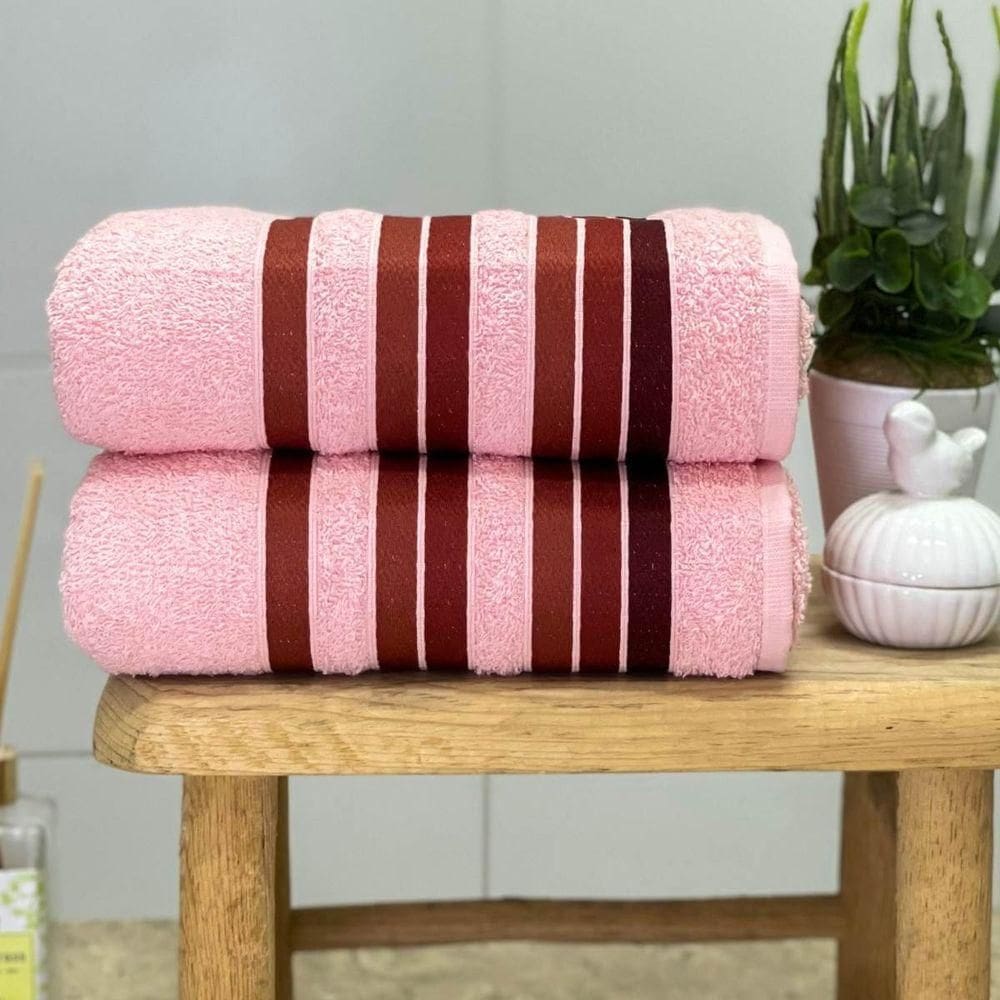 Toalha De Rosto Premier 44x80 Rosa Claro