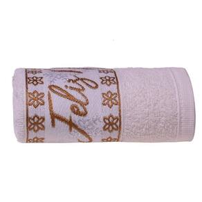 Toalha De Rosto Feliz Natal Bordada Jacquard 45x68 Bene Casa Pérola