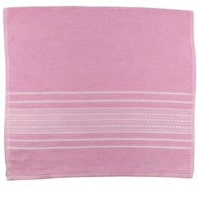 Toalha De Rosto Felpuda Zafira (42cm X 72cm) Savitex Modelo 3 Rosa