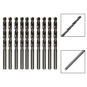 Kit 10 Brocas Paralelas De Aço Rápido Hss 2,5Mm
