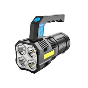 Lanterna LED USB recarregável de alta faixa de 330 m com indicador