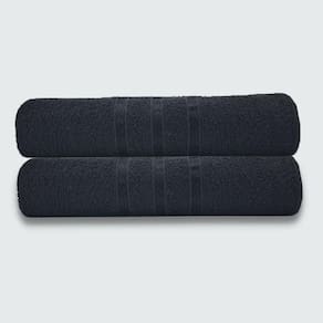Toalhas P/ Secar Pet 2 Peças Beka 70x125 Cm 100% Algodão Preto