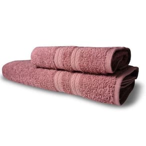 Jogo 2 Toalhas Itália Soft 1 Banho 1 Rosto Grossa 100% Algodão 430g/m² - Rosê