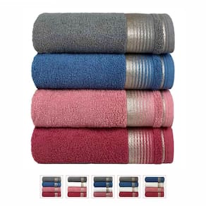 Kit 4 Toalhas De Rosto Sublime 45x80cm - Central Toalhas - Kit 1