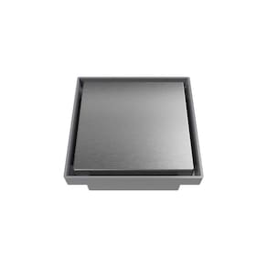 Ralo Oculto Quadrado Astra Roc15i 15cm Inox Escovado