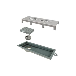 Ralo Linear Elleve Tiny 2929 25cm Com Tampa Vazada