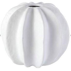 Vaso Cacto Branco 12.5X12.5X12.5Cm Cerâmica