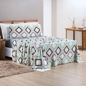Jogo De Cama Malha Casal Quality 04 Peças Harmony