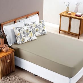 Jogo De Cama Malha King Quality 03 Peças - Blossom
