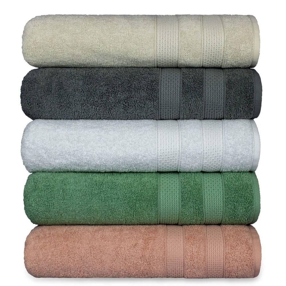 Kit 6 Toalha De Banho Fio Penteado Extra Macia - Comfort
